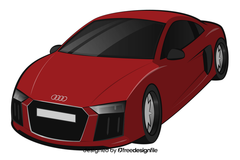 Audi R8 clipart