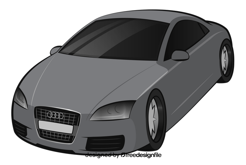 Audi TTS coupe clipart
