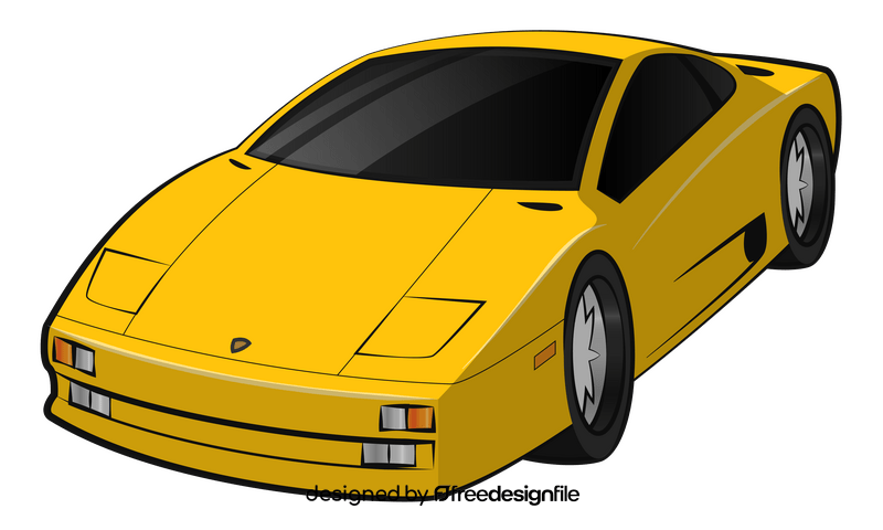 Lamborghini Diablo clipart