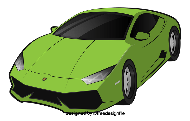 Lamborghini Huracan clipart