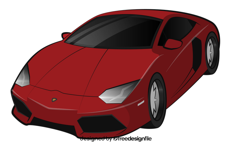 Lamborghini Aventador clipart