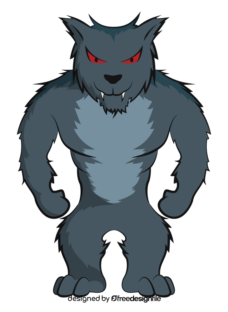 Werewolf clipart