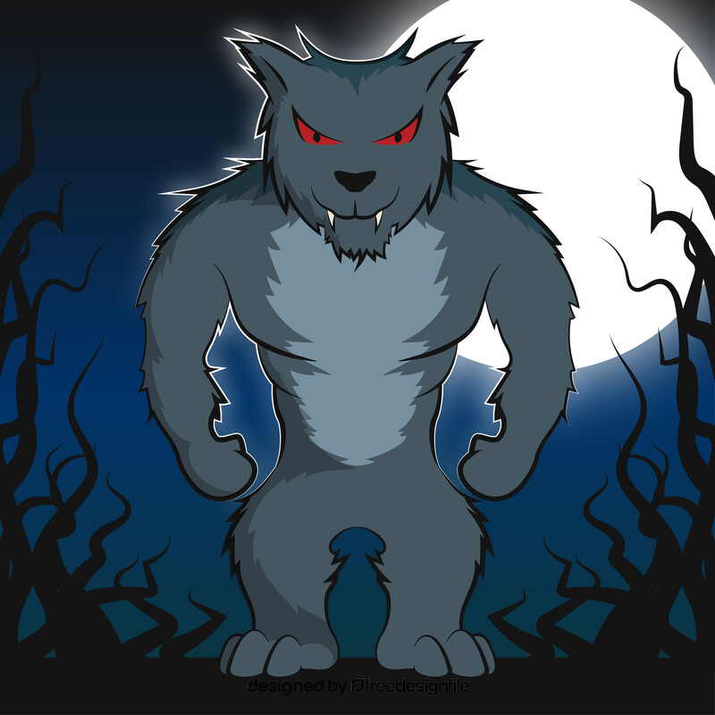 Werewolf vector