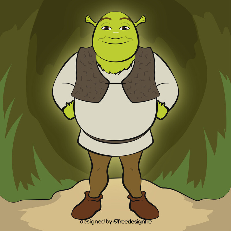 Shrek vector
