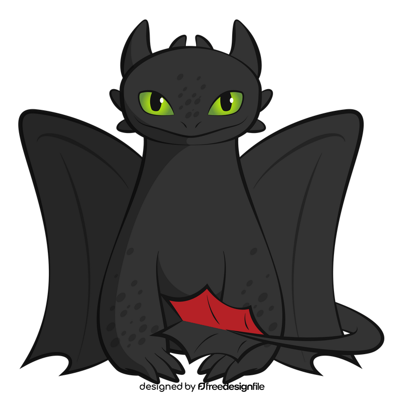 Toothless clipart