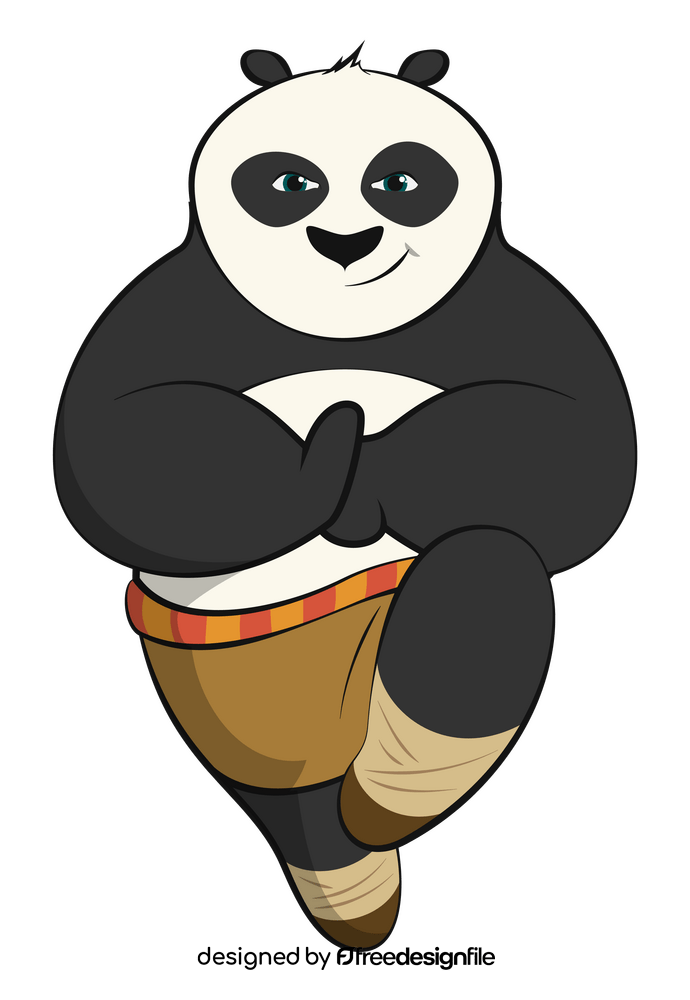 Kung fu panda clipart