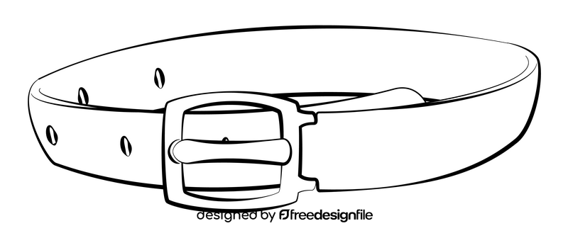 Belt black and white clipart free download