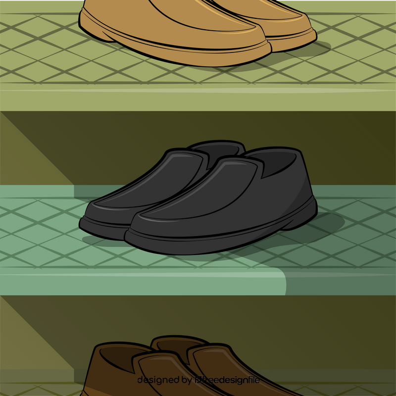 Loafers shoes vector