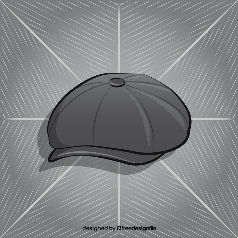 Newsboy cap vector