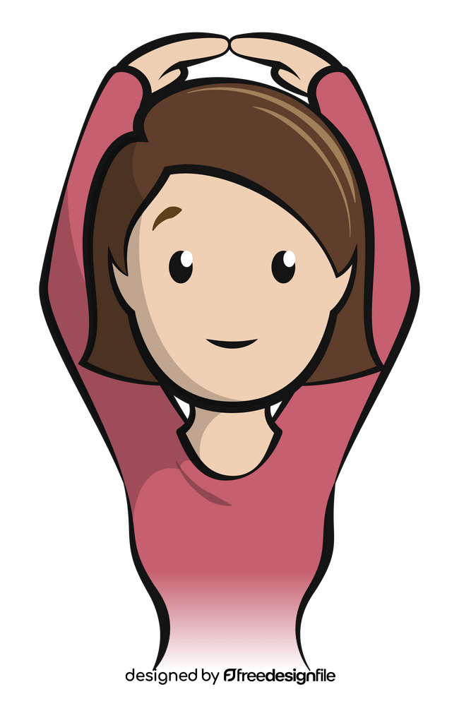 Woman Gesturing Ok Emoji Emoticon Clipart Free Download