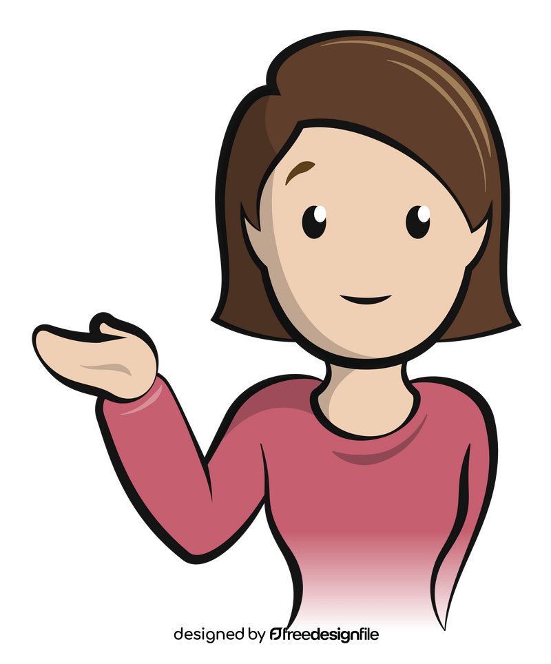 Woman tipping hand emoji, emoticon clipart