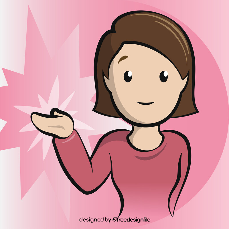 Woman tipping hand emoji, emoticon vector