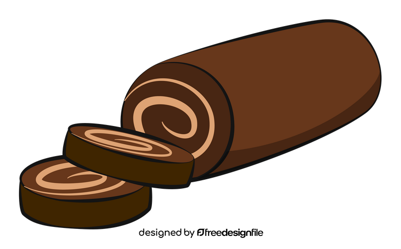Roll cake clipart