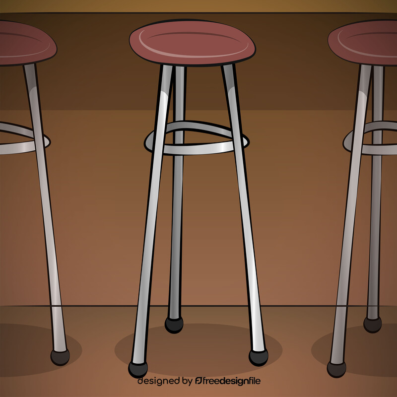 Bar stool vector