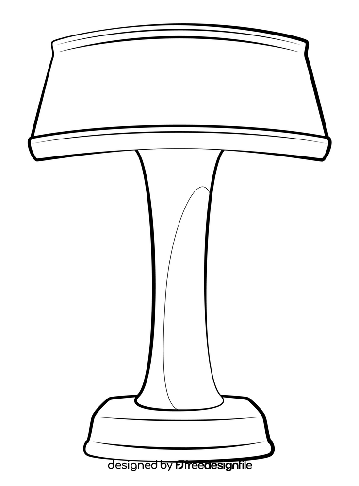 Podium furniture drawing black and white clipart