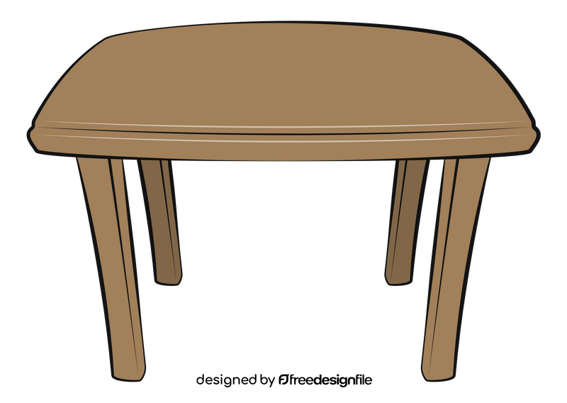 Square table clipart