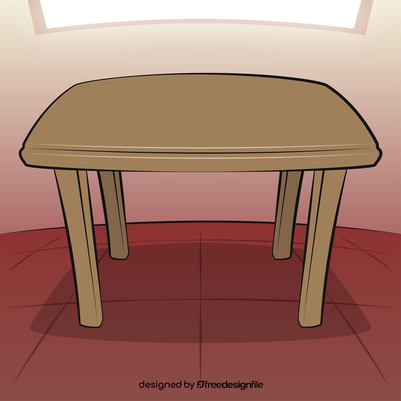 Square table vector