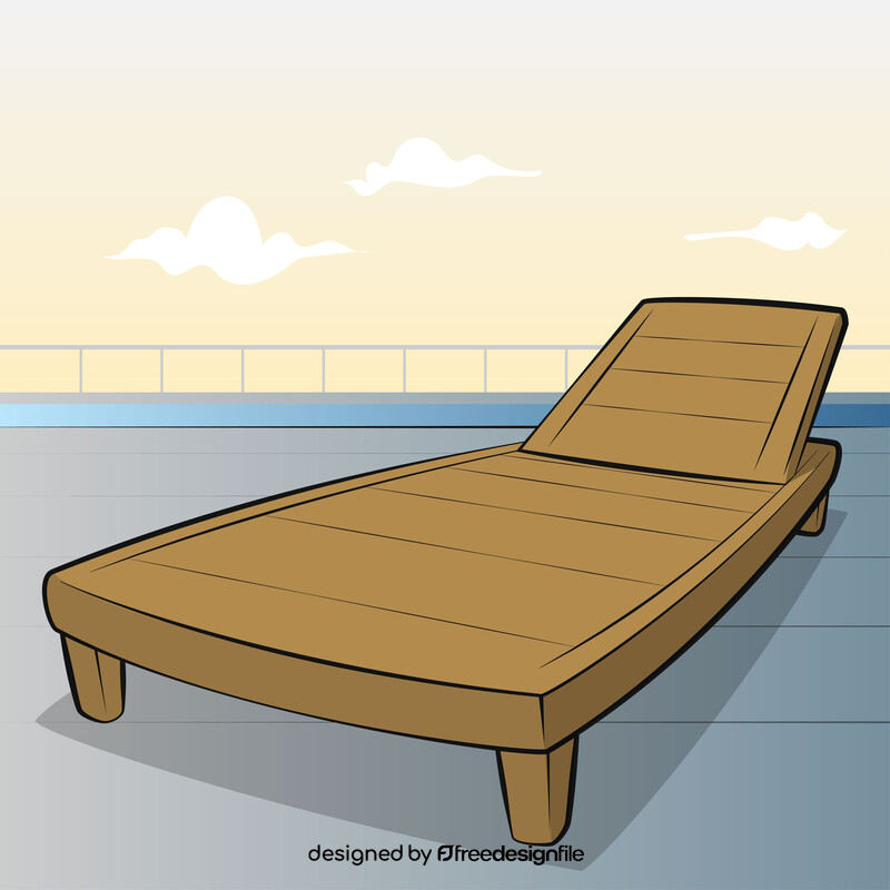 Lounge chair vector