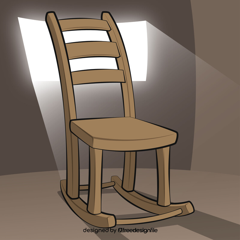 Rocking chair vector