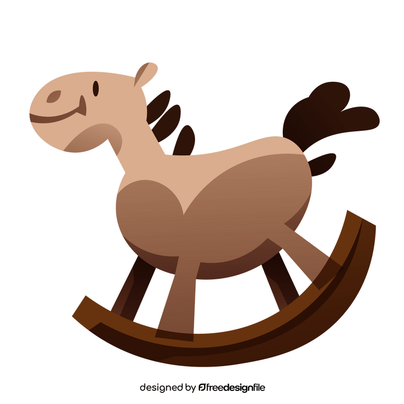 Horse ride toy clipart