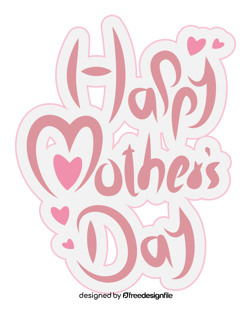 Happy mothers day clipart