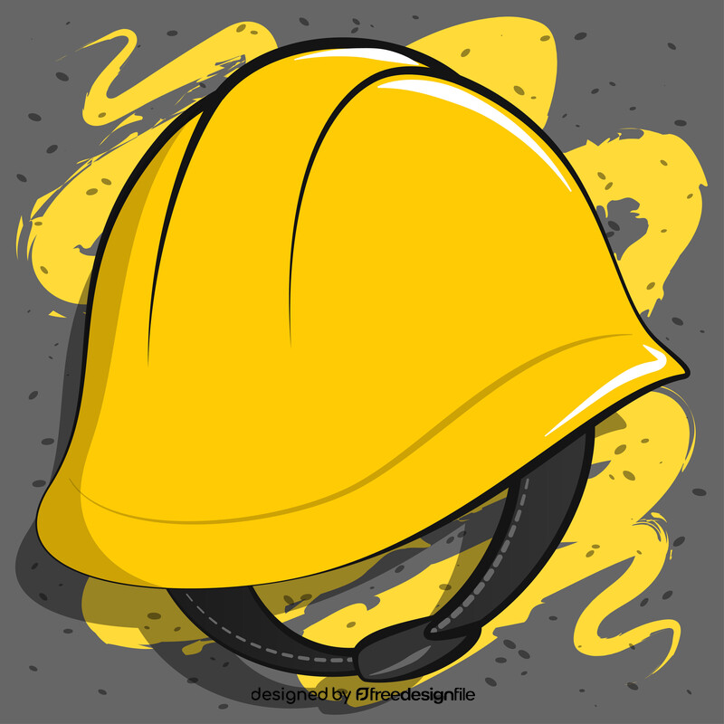 Safety helmet vector