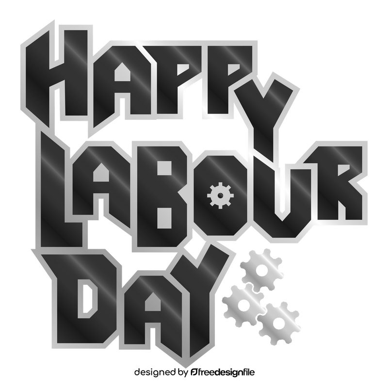 Happy labour day clipart
