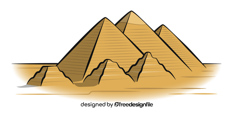 Pyramids clipart