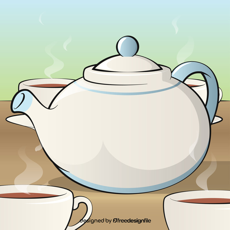 Teapot vector free download