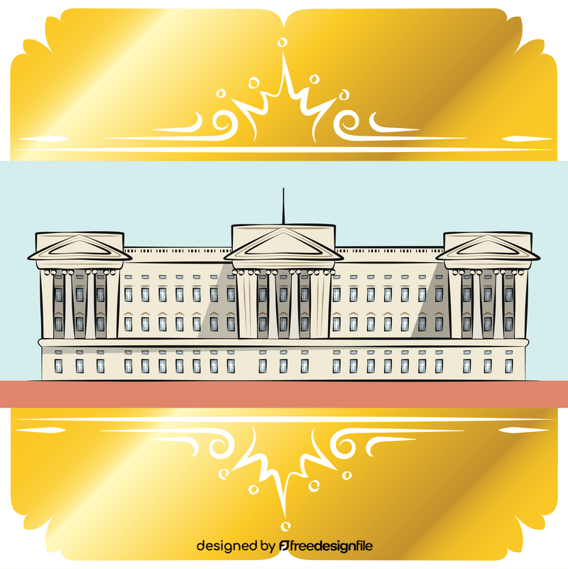 Buckingham palace vector