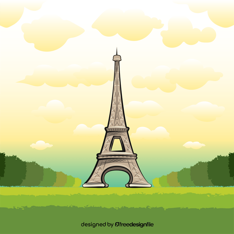 Eiffel tower vector free download