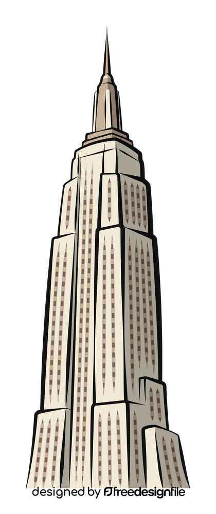 Empire state building clipart