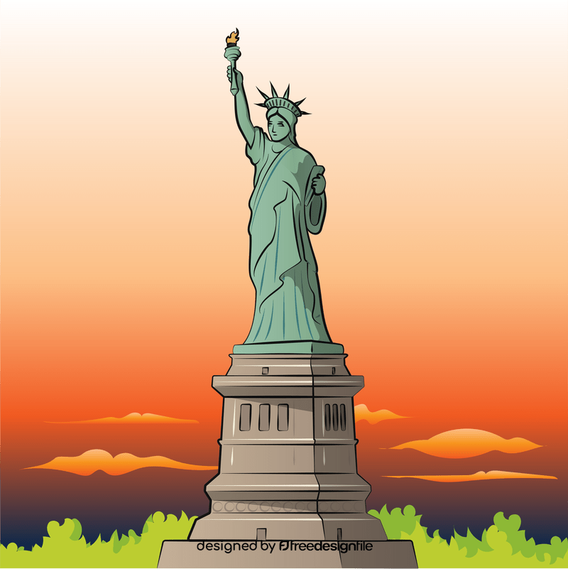 Statue of liberty vector