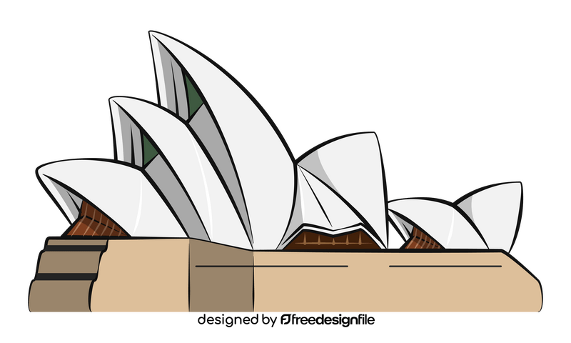 Sydney opera clipart