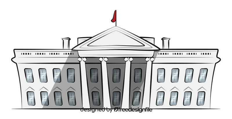 White house clipart
