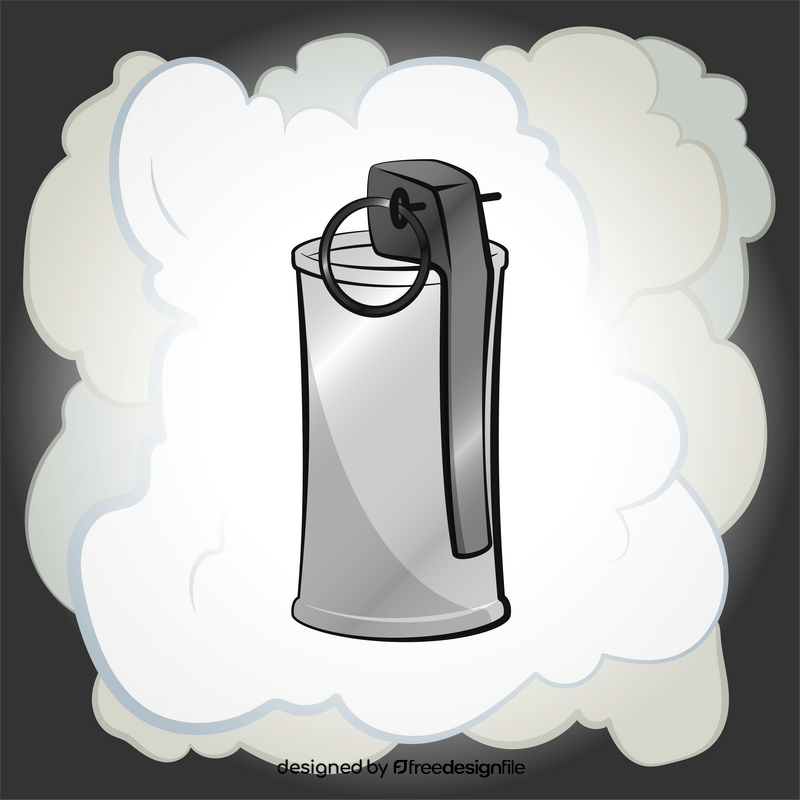 Smoke grenade vector