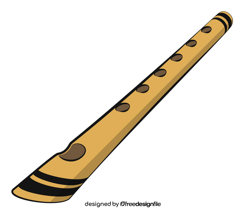 Bamboo flute clipart