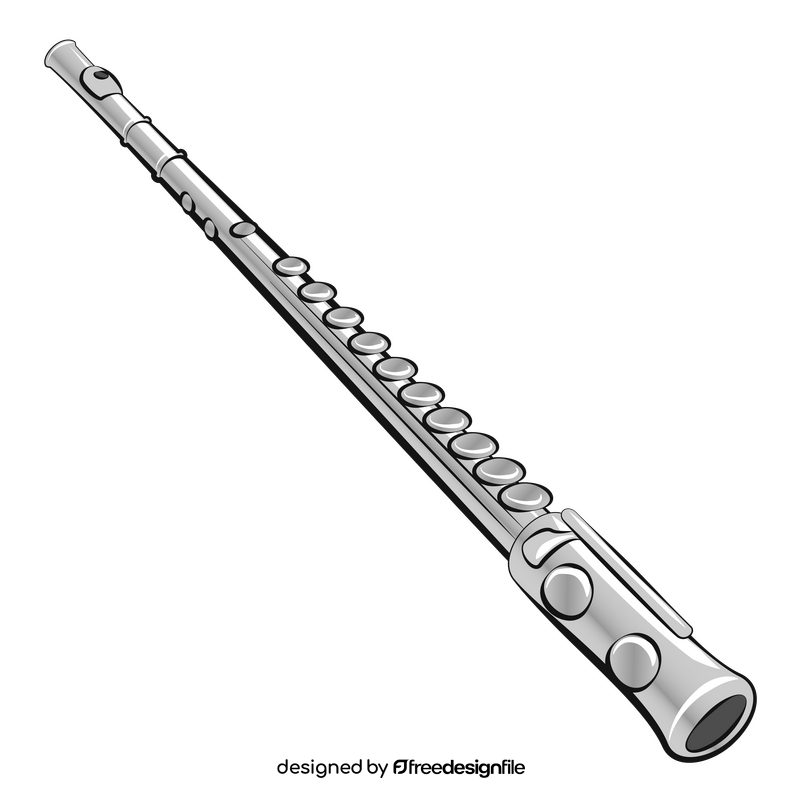 Steel flute clipart