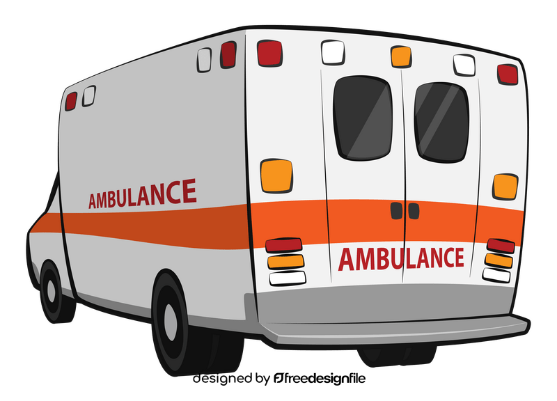 Ambulance cartoon clipart