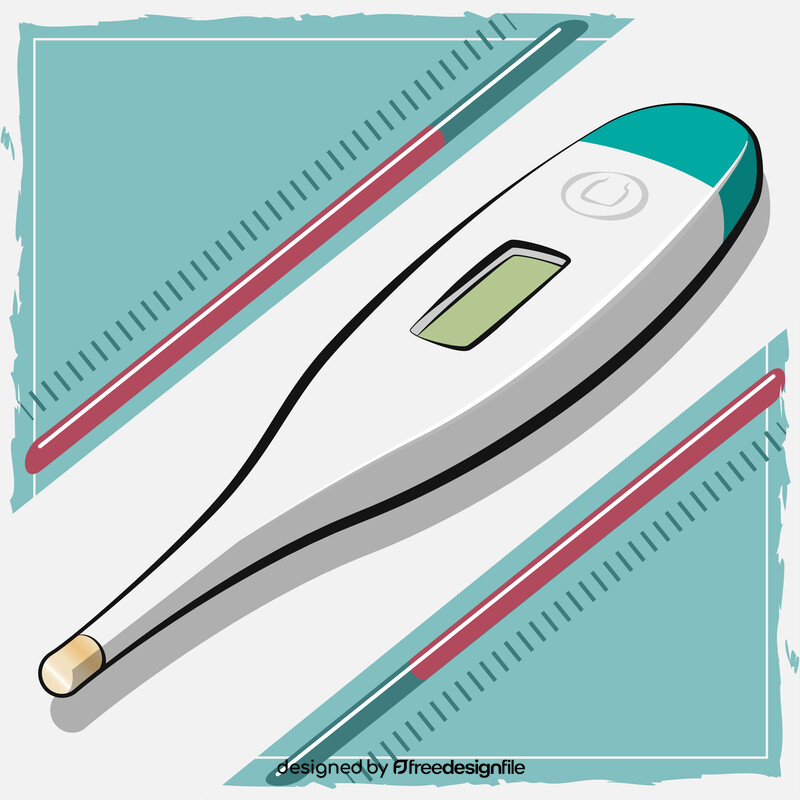 Thermometer cartoon vector