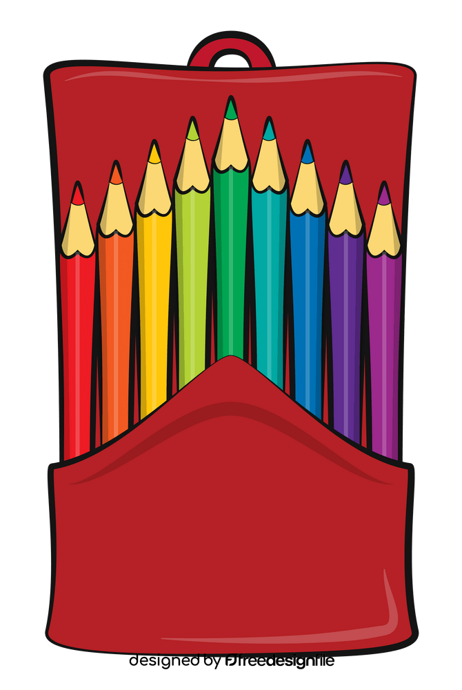 Colour pencils clipart