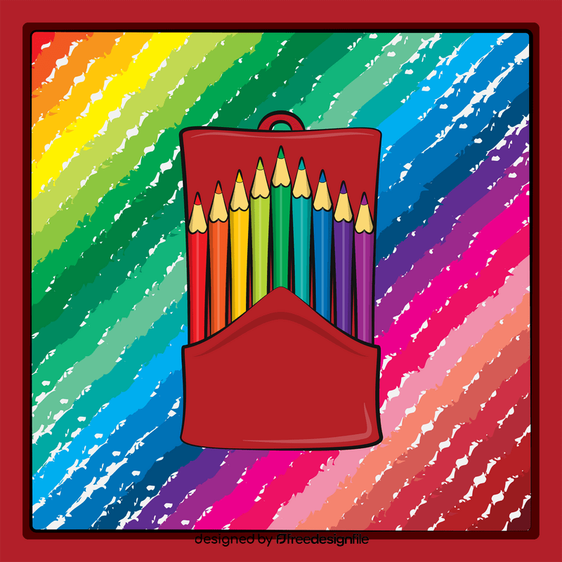 Colour pencils vector