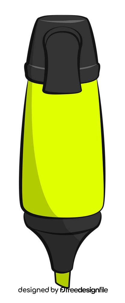 Highlighter yellow clipart