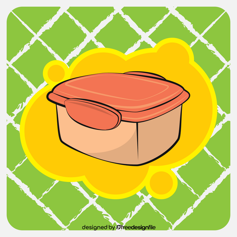 Lunch box vector