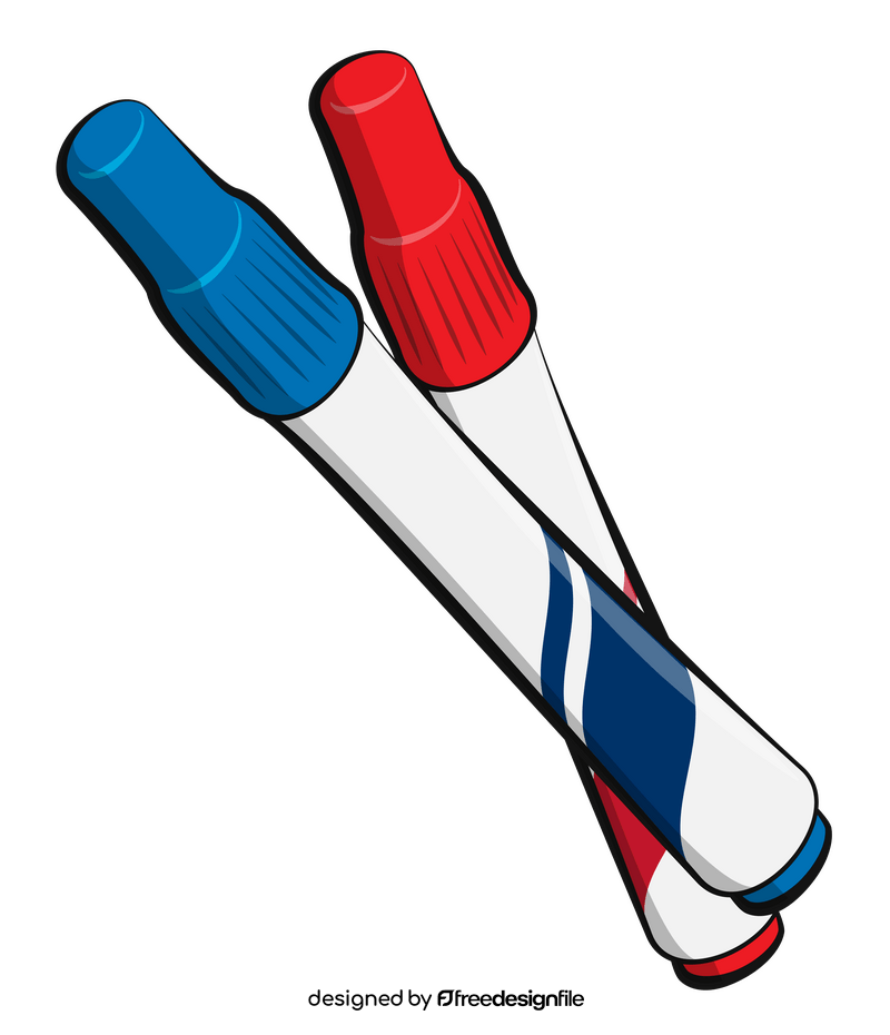Markers clipart