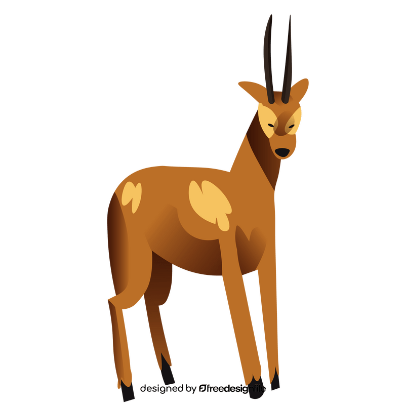 Impala animal clipart
