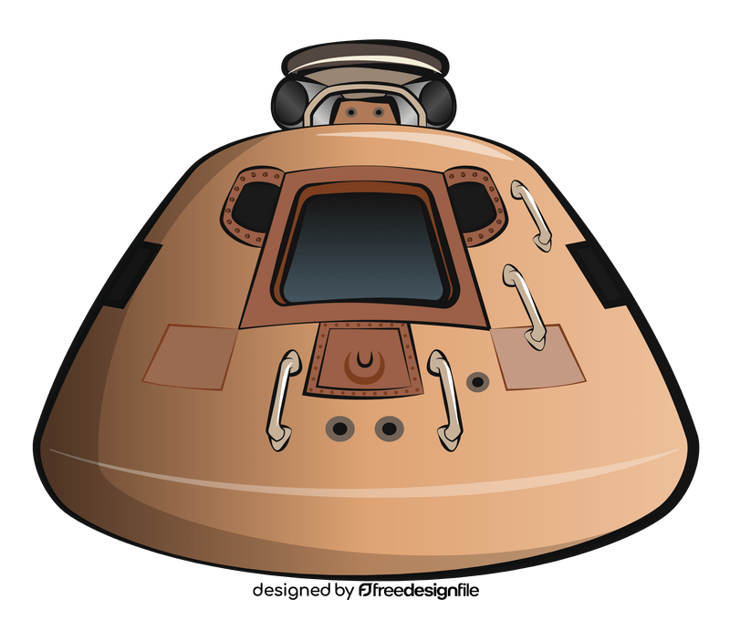 Apollo command module clipart
