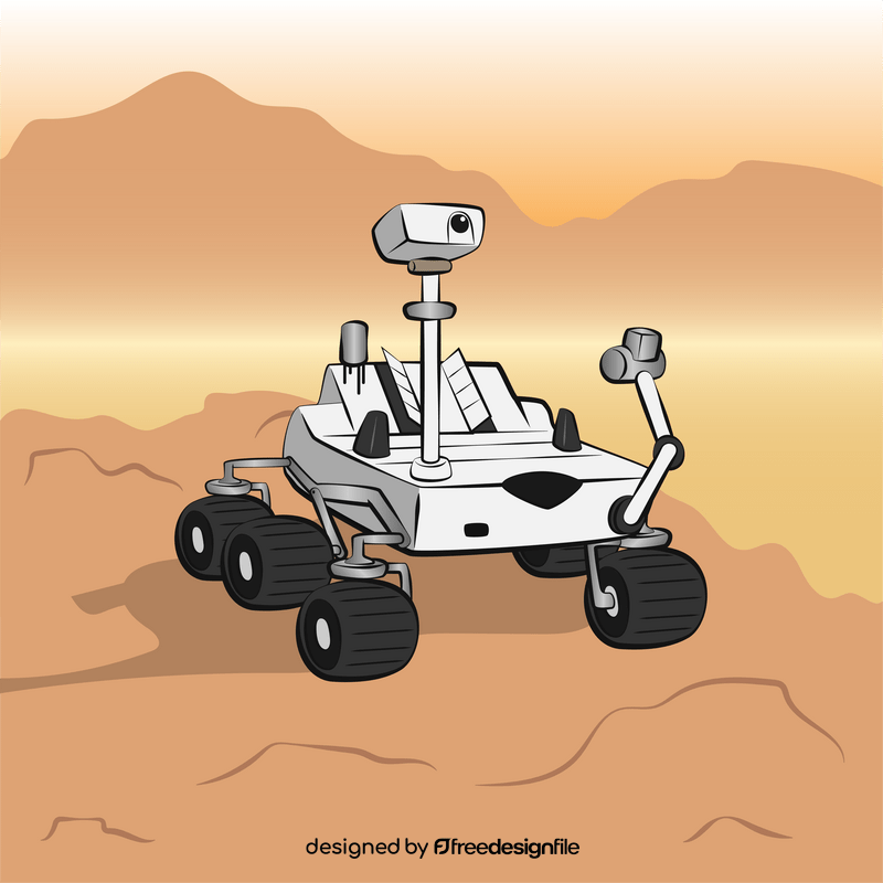 Mars rover vector