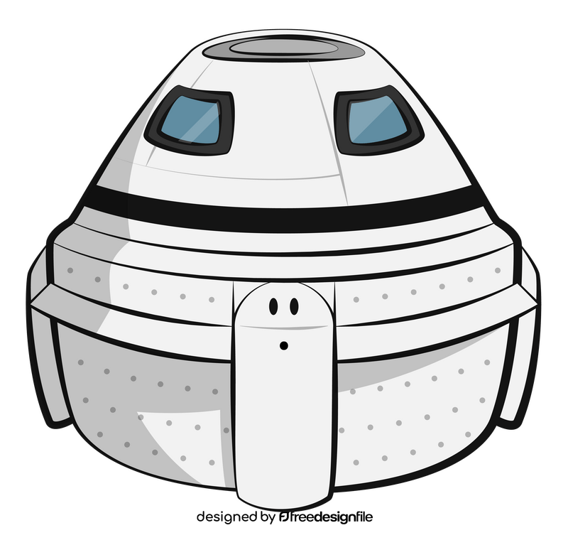 Space capsule clipart