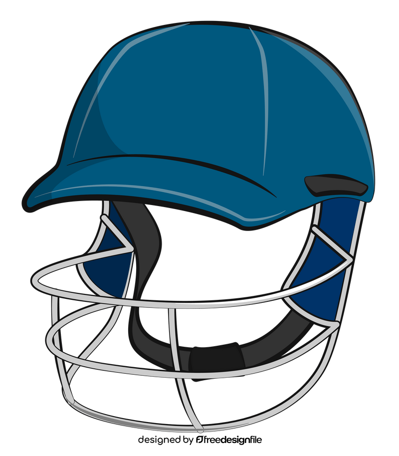 Cricket helmet clipart